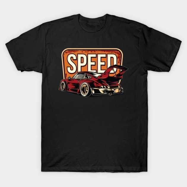 Speed - Racing car T-Shirt by Teefold